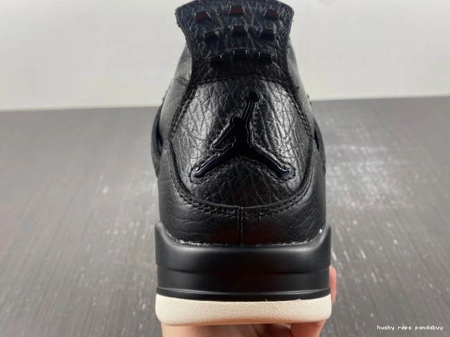 Rep Husky 819139-010 Jordan Hair Black 4 Retro Pony 0713